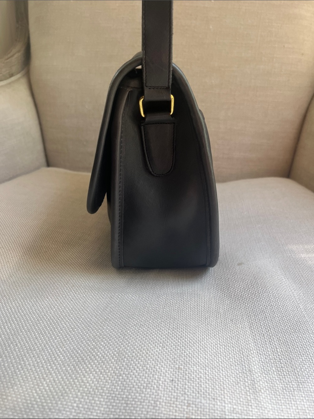 Coach Vintage NYC City Bag 9790 Black Leather Shoulder Bag EUC - Picture 7 of 14
